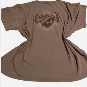 Vintage Y2K Brown/Taupe Victoria's Secret PINK t-shirt